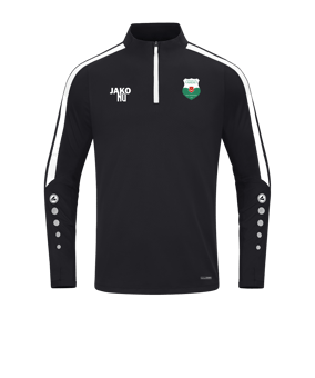 JAKO Power Sweatshirt Schwarz Weiss F800