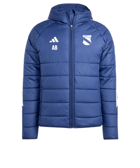adidas Tiro 24 Winterjacke Blau Weiss