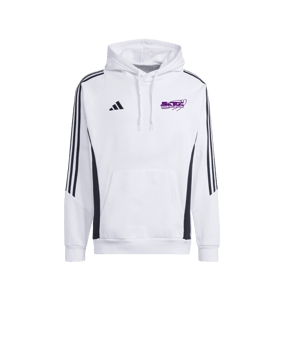 Sweat à capuche adidas Tiro 24 blanc noir 
