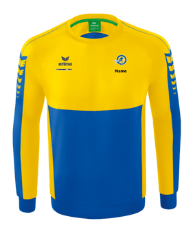 Erima SIX WINGS Sweatshirt Blau Gelb