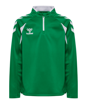 hummel Core 2.0 Half Zip Top Kids Grün F6129 - gruen