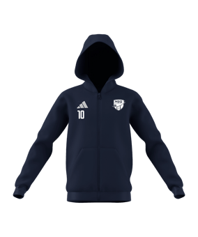 adidas Entrada 26 Kapuzenjacke Kids Blau