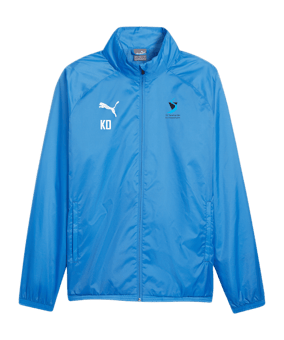 PUMA teamGOAL Allwetterjacke Blau Weiss F02