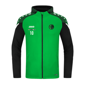 JAKO Performance Kapuzenjacke Grün F221