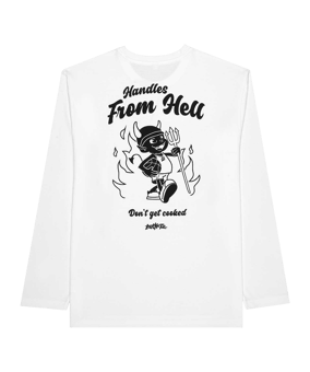 Bucketz Handles From Hell Sweatshirt Weiss - weiss