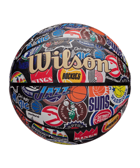 Wilson Nba All Team Retrospielball Spielball Mehrfarbig - mehrfarbig