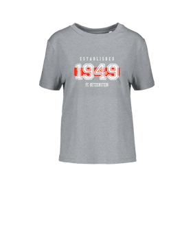 Merch Muser T-Shirt Women Heather Grey | #established