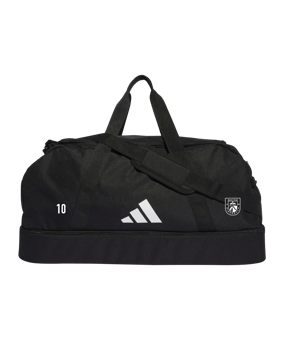 adidas Tiro League Duffel Bag Gr. L Schwarz Weiss