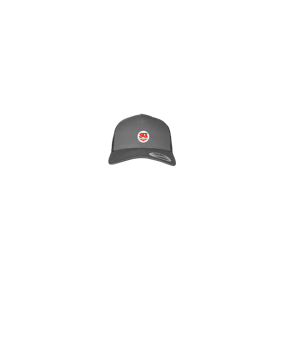 Merch 5 Panel Retro Trucker Cap Charcoal | #logo4c