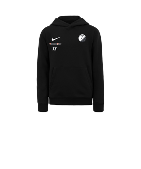 Nike Park 20 Fleece Hoody Kids Schwarz Weiss F010