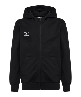 Hummel GO 2.0 Kapuzenjacke Kids Schwarz F2001 - schwarz