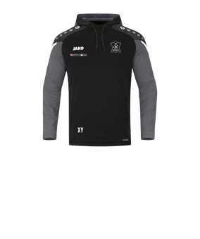 JAKO Performance Hoody Kids Schwarz Grau F804