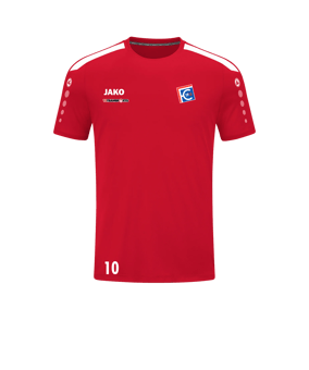 JAKO Power Trikot Rot Weiss F100