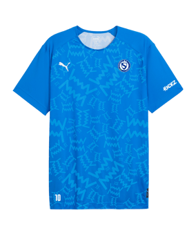 PUMA Teamjaws Graphic Ss Shooting Hemd Blau F07