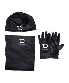 Tapedesign Winterset Schwarz Weiss F01 - schwarz