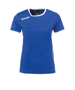 Kempa Curve Trikot T-Shirt Damen Blau Weiss F06 - blau