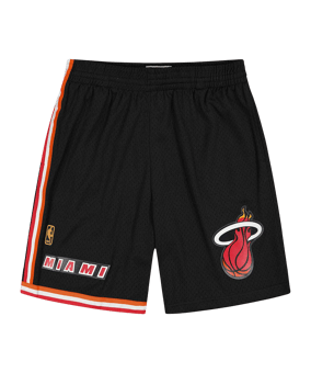 Mitchell and Ness NBA Miami Heat NBA Miami Heat Short Schwarz - schwarz