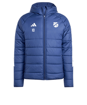 adidas Tiro 24 Winterjacke Blau Weiss