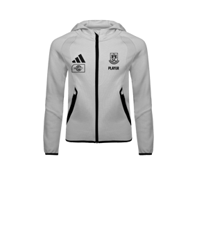 adidas Tiro Travel Hoody Kids Grau
