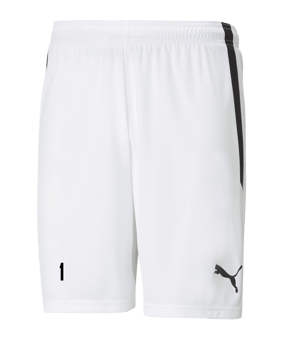 PUMA teamLIGA Short Weiss Schwarz F04