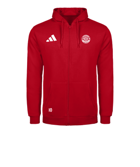 adidas Entrada 26 Kapuzenjacke Rot