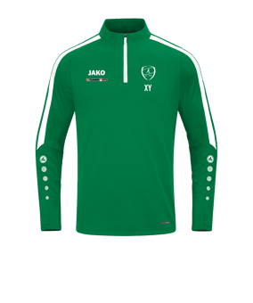 JAKO Power Sweatshirt Grün Weiss F200