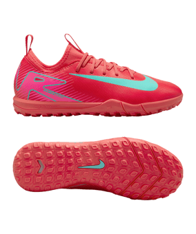 Nike Jr Air Zoom Mercurial Vapor XVI Academy TF Mad Energy Kids Rot F800 - rot