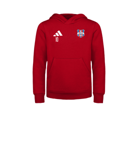 adidas Entrada 26 Hoody Kids Rot