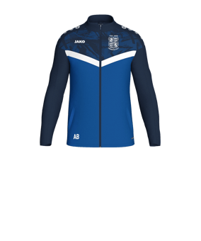 JAKO Iconic Polyesterjacke Kids Blau F403