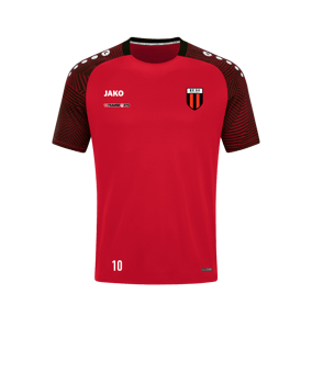 JAKO Performance T-Shirt Rot Schwarz F101