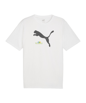 PUMA teamRISE Logo Trainingshirt Weiss F04