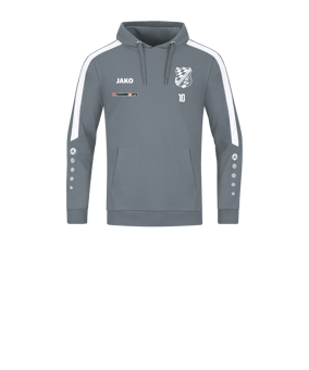 JAKO Power Hoody Kids Grau Weiss F840