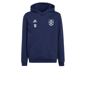 adidas Entrada 22 Hoody Kids Blau