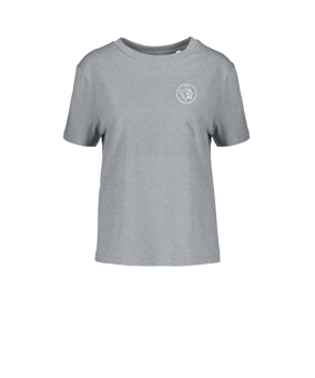 Merch Muser T-Shirt Women Heather Grey | #logo1c