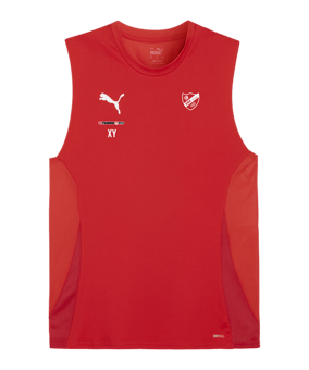 PUMA teamGOAL Tanktop Rot Weiss F01