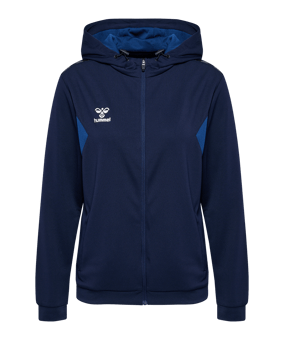 Hummel AUTHENTIC PL Kapuzenjacke Damen Blau F7026 - blau
