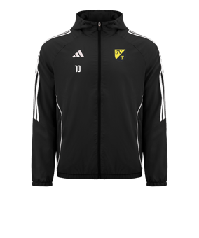 adidas Tiro 24 Windbreaker Schwarz Weiss