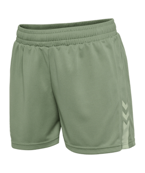 Hummel hmlACTIVE Short Damen Grün F6005 - gruen