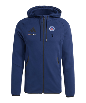 adidas Tiro Travel Hoody Dunkelblau