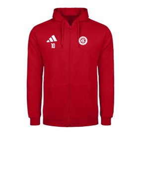 adidas Entrada 26 Kapuzenjacke Rot