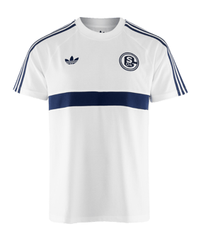 adidas Originals FC Schalke 04 T-Shirt Blanc - blanc