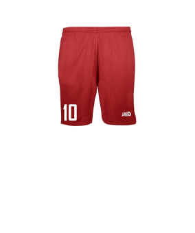 JAKO Manchester 2.0 Short ohne Innenslip Rot F01