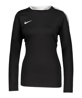 Nike Strike 24 Sweatshirt Damen Schwarz Weiss F010 - schwarz