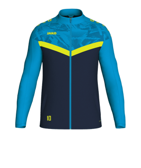 JAKO Iconic Polyesterjacke Kids Blau Gelb F914