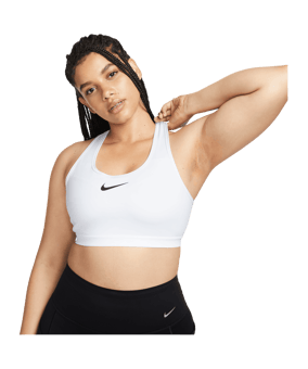 Nike Swoosh High Support Bra Sport-BH Damen F100 - weiss