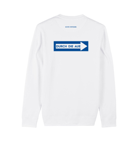 Merch Roller Sweatshirt White | #durchdieaue