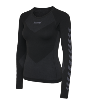 Hummel First Seamless Longsleeve Damen F2001 - schwarz