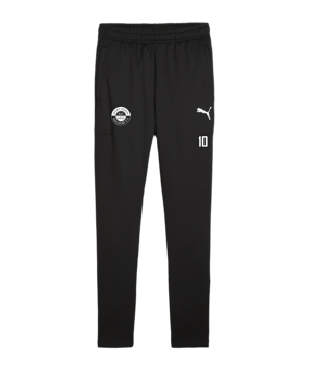 PUMA teamGOAL Slim Trainingshose Kids Schwarz Weiss F03