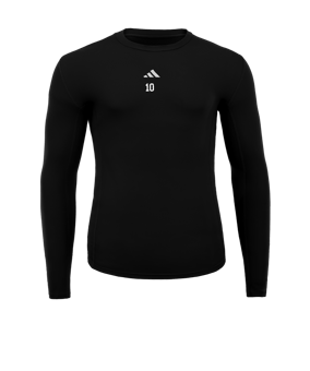 adidas Techfit Longsleeve Schwarz