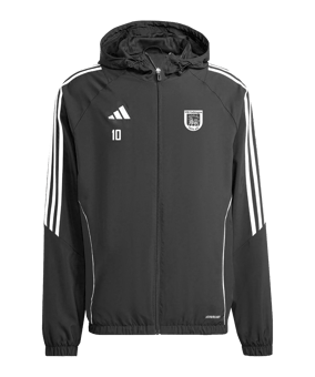 adidas Tiro 24 Windbreaker Schwarz Weiss